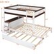 preview thumbnail 10 of 58, Merax Full/Twin Bunk Bed with Twin size Trundle, Storage and Desk