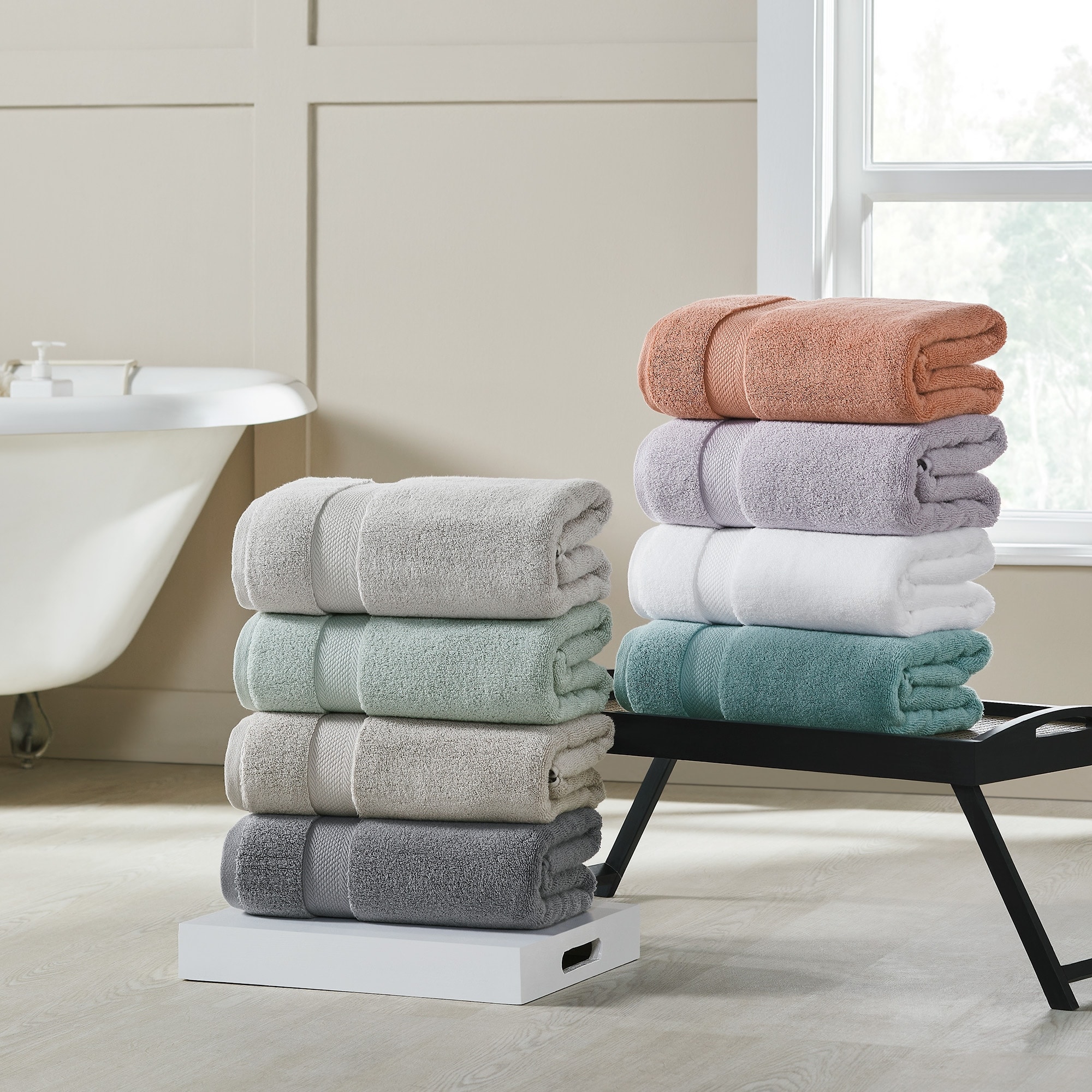 Modern Threads Luxury 6-Piece Cotton Quick-Dry Towel Set