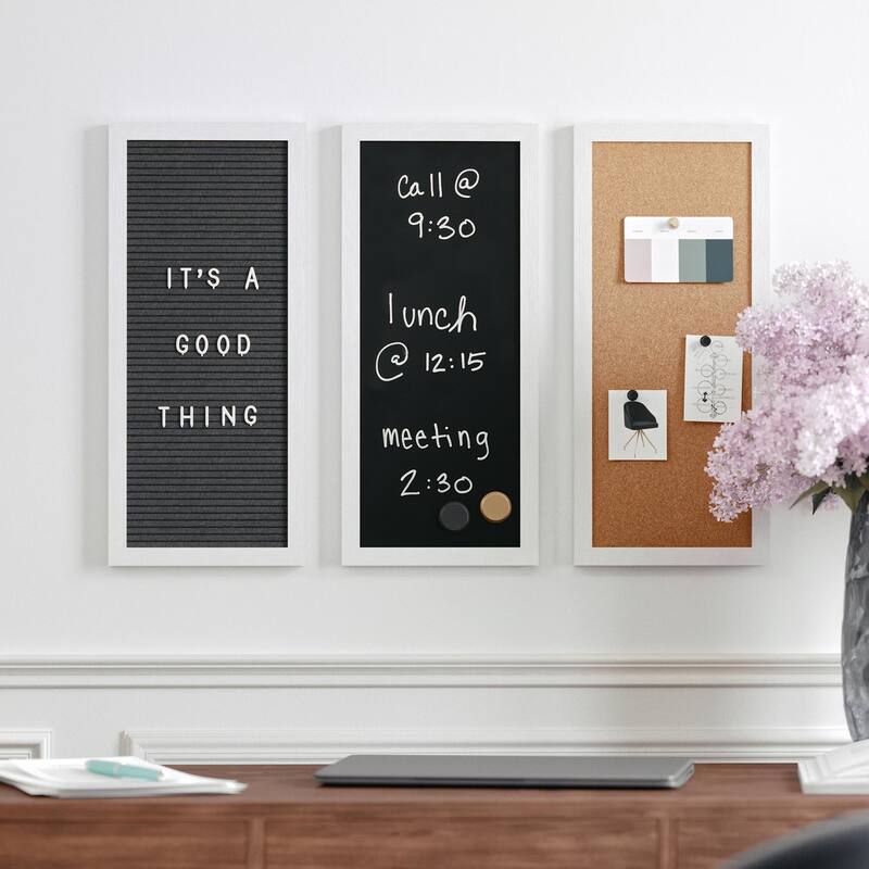 Flash Furniture BR-DK20221011-1-MS Everette 8" x 18" Wall Board Set