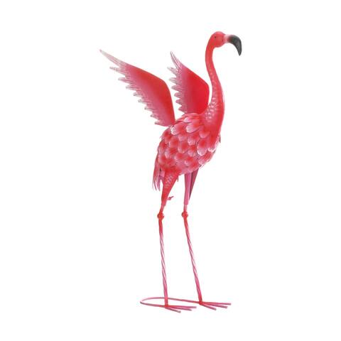 Tropical Tango Flamingo Statue