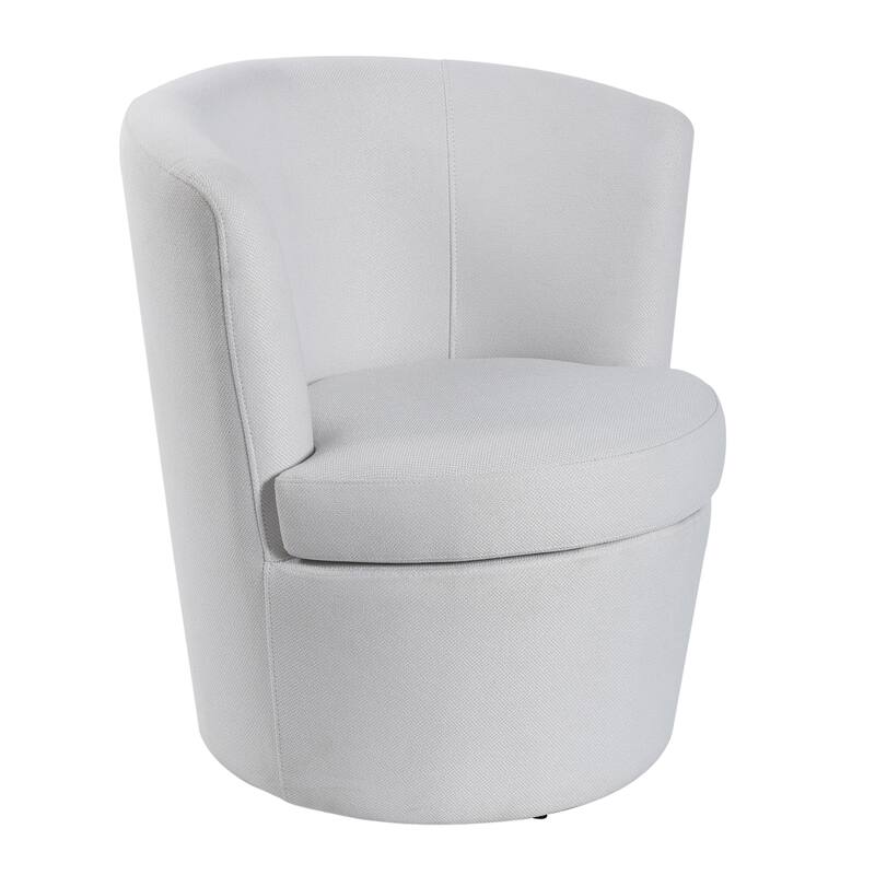 StyleCraft Barrel Swivel Accent Chair