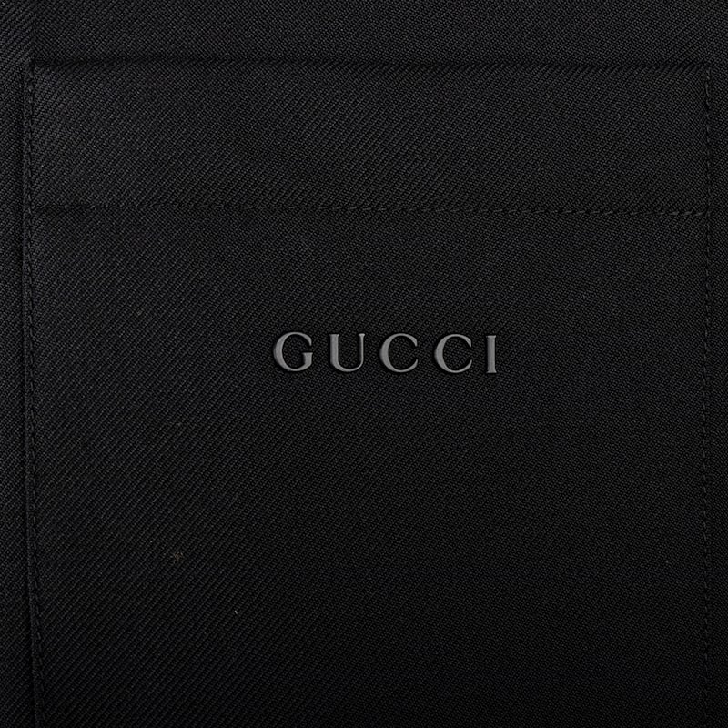 Gucci Wool Twill Zip Overshirt