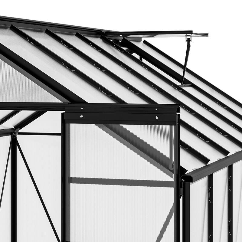 Moasis 8'/10' X 10'/12' Walk-in Hobby Greenhouse