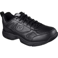 Skechers Men's Work Relaxed Fit Dighton Slip Resistant Sneaker Black