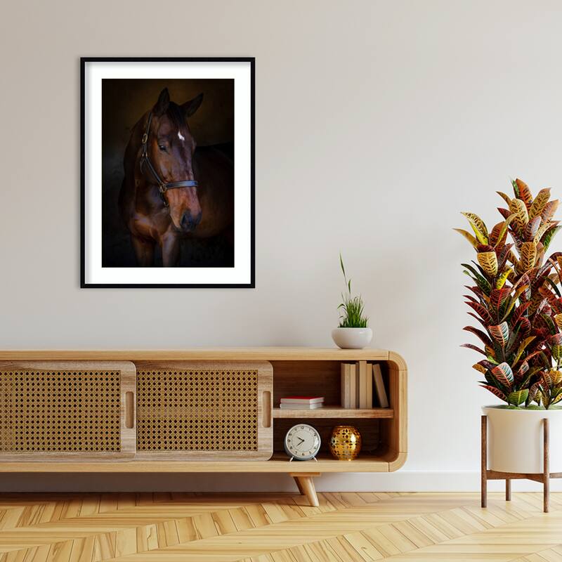 The Horse by Hein Jonker Wood Framed Wall Art Print