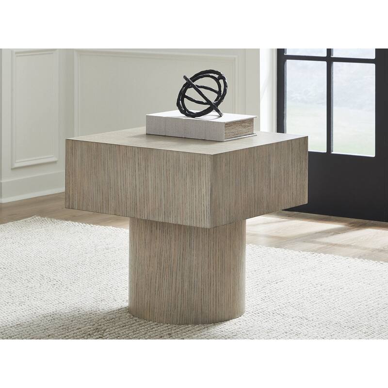 Signature Design by Ashley Jorielyn Brown End Table - 24" W x 24" D x 24.13" H
