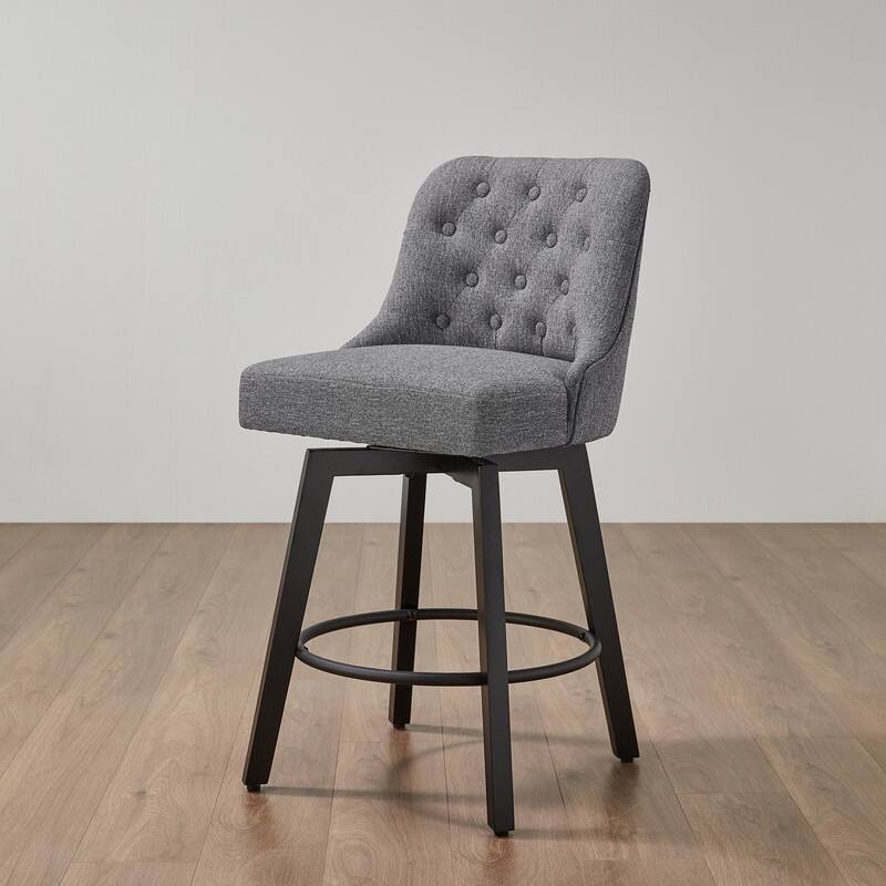 Chris 26 inch Swivel Counter Height Bar Stool Set
