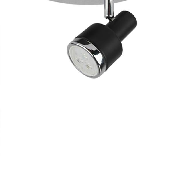 1 Light LED Lamp - Black; Chrome; Gray - Black; Chrome; Gray