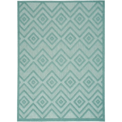 Nourison Versatile Indoor/Outdoor Geometric Flatweave Area Rug