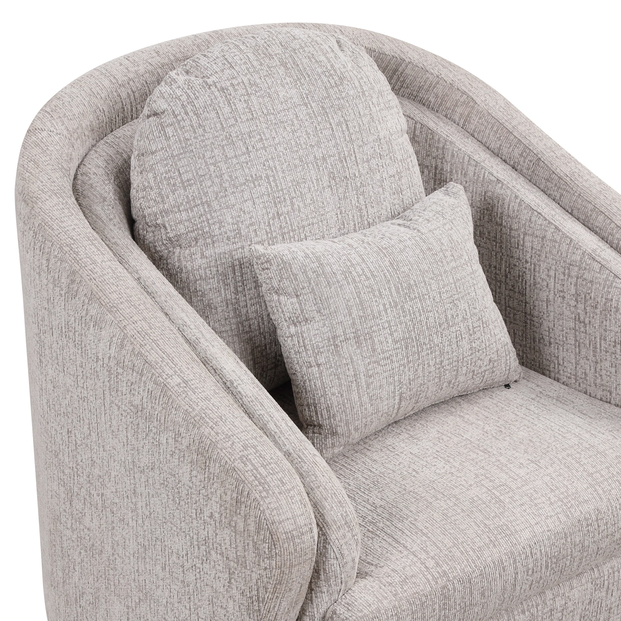 Topanga velvet online barrel chair