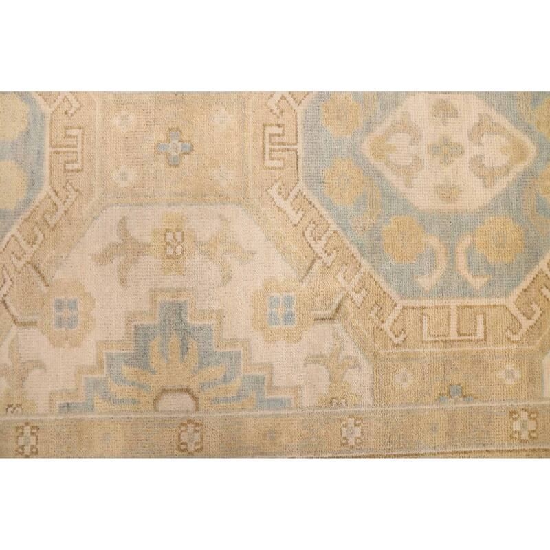ECARPETGALLERY Hand-knotted Jules Serapi Light Khaki Wool Rug - 8'11 x 11'11