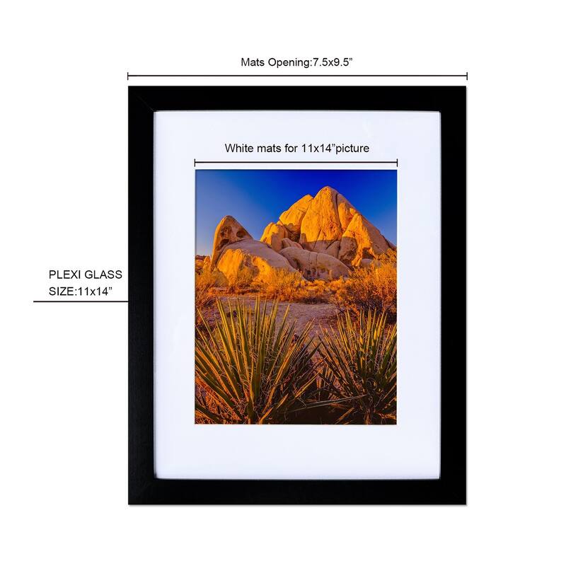 Andraid 11x14 Inch Wood Picture Frame - Set of 2 (Set of 2)