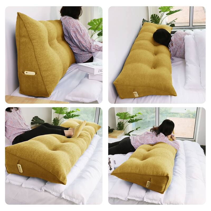 Bed Headboard Wedge Pillow Daybed Pillows Wedge Bed Rest Reading Pillow