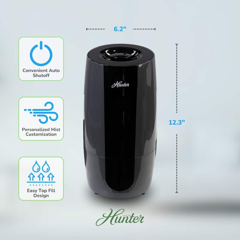 Hunter Fan Aspire 0.7 Gal Ultrasonic Cool Mist Humidifier