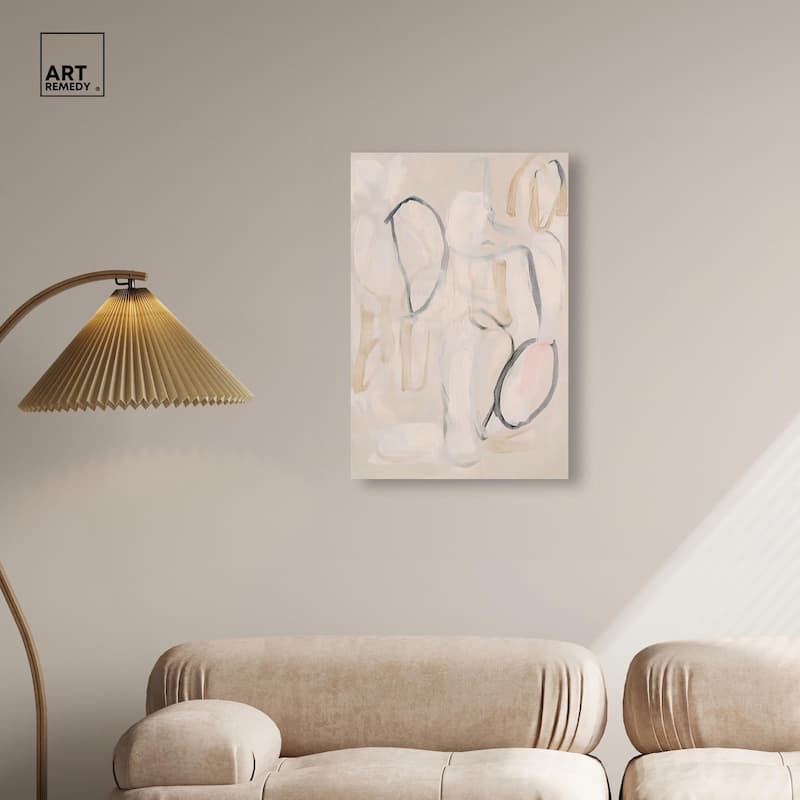 Faded Outlines II Canvas by Art Remedy, Gallery Wrapped