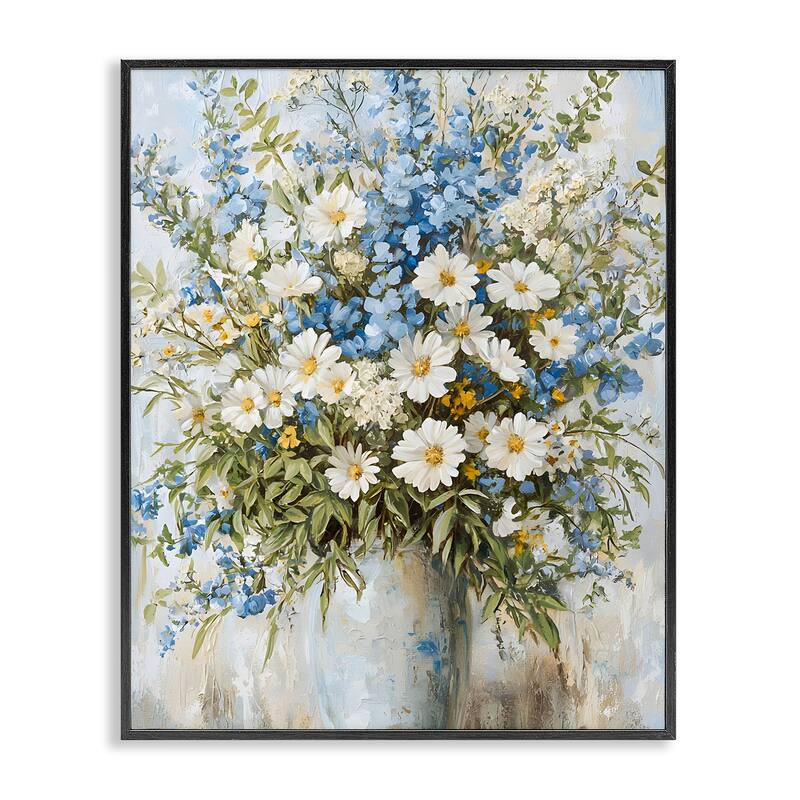 Stupell Heritage Style Bouquet Framed Giclee Art Design By Franklyn Gregory - 11 x 14 - Black