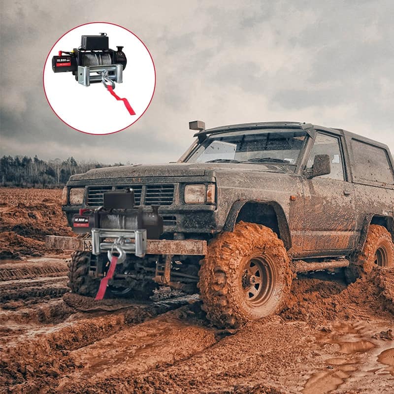 18800lbs Electric Winch with Wireless Handheld Remote