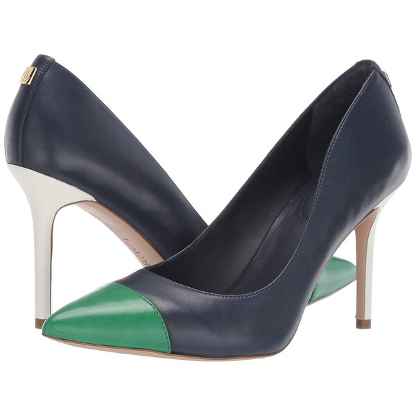 lauren ralph lauren lindella leather pumps