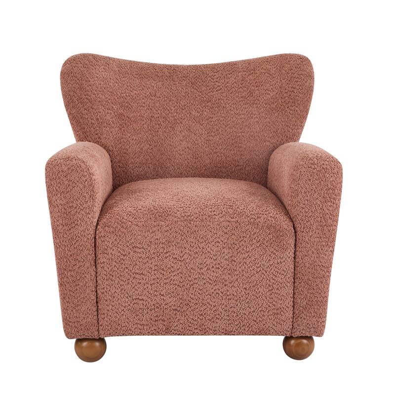 Christopher Knight Home - Eulalia Wingback Boucle Armchair