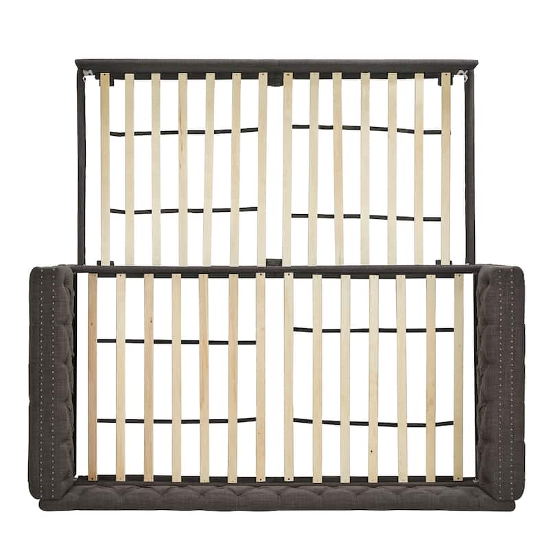 Knightsbridge Twin Tufted Nailhead Daybed by iNSPIRE Q Artisan