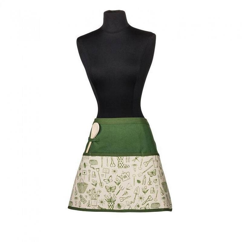 Garden Icons Skirt Style Apron