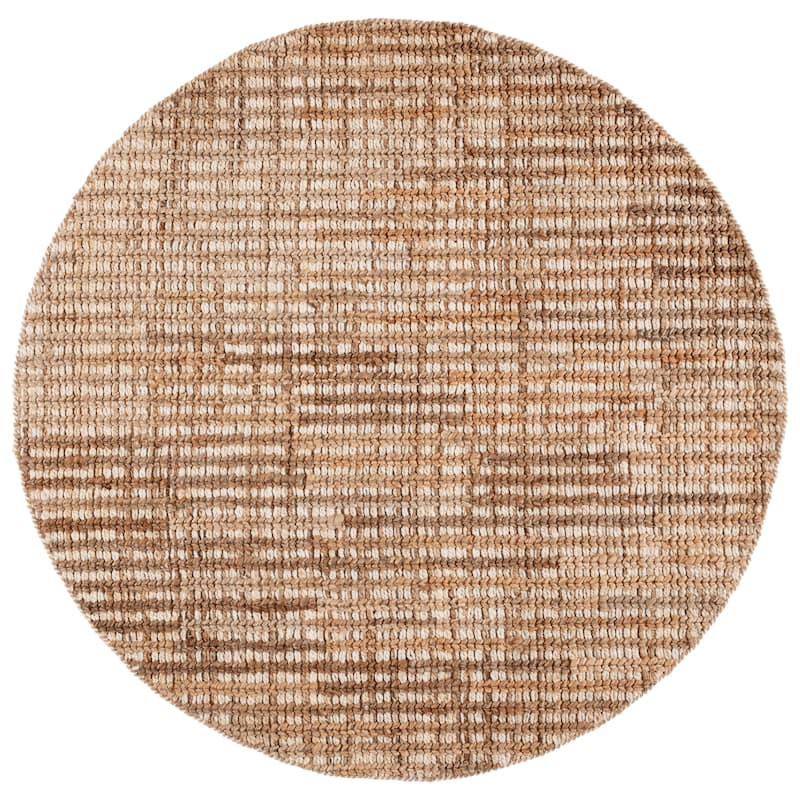 SAFAVIEH Flatweave Natural Nadette Fiber Farmhouse Jute Rug