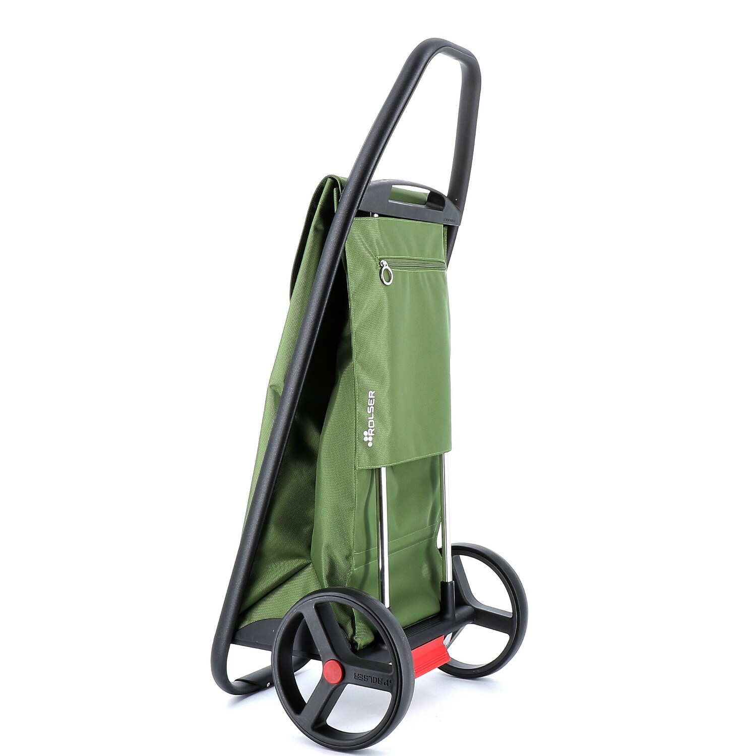 Rolser Com 88 lb. Capacity MF Tube 2 Big Wheel Shopping Trolley
