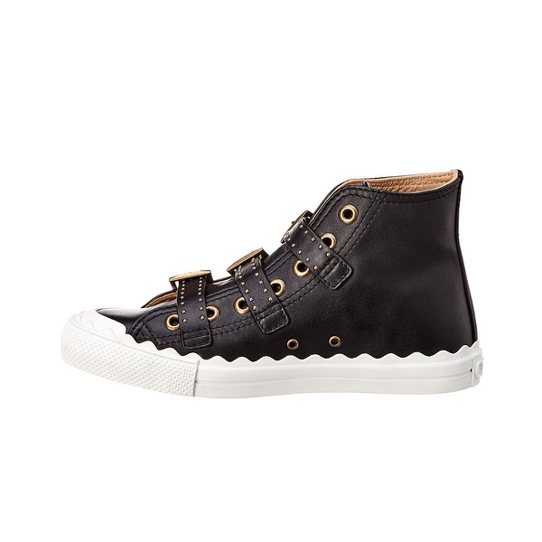 chloe kyle studded sneakers