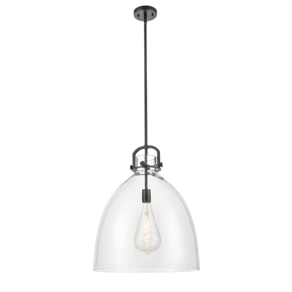 Innovations Lighting Newton Bell - 1 Light 18" Stem Hung Pendant
