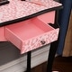 preview thumbnail 7 of 6, Three-Fold Mirror Single Drawer Arc Feet Children Dresser