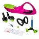 preview thumbnail 3 of 4, Alex:Lightning Glow Rider-Pink & Green-Inertia & Movement Powered Ride-On Toy,3+ - Pink/Green