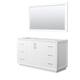Option White / Brushed Nickel Hardware