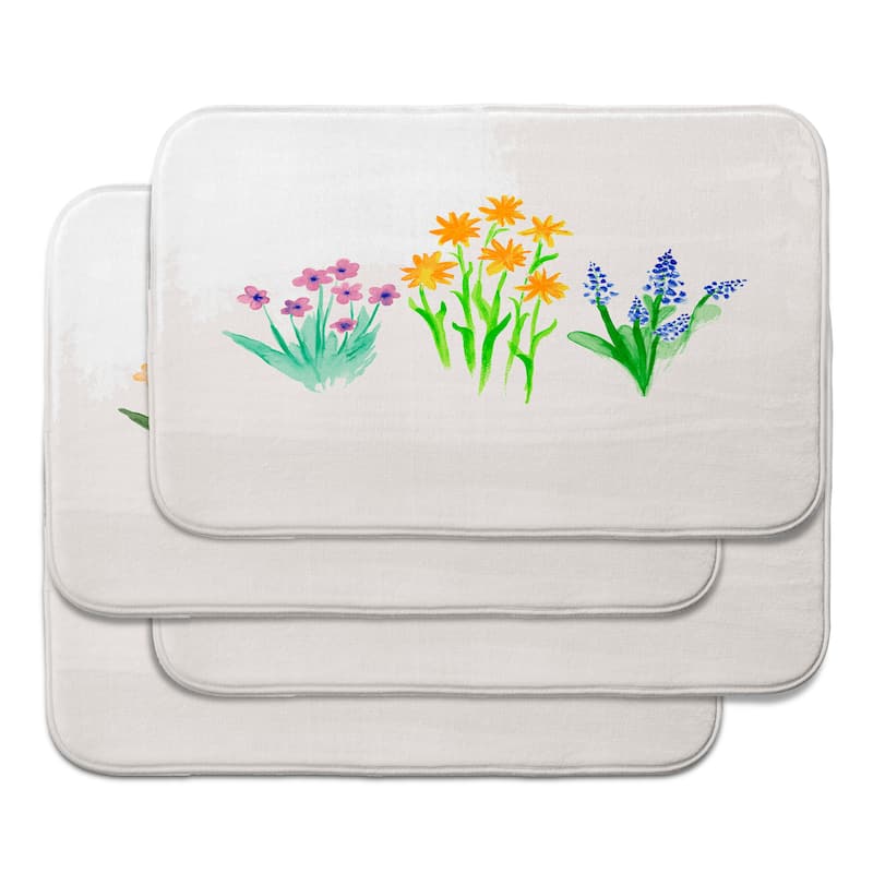 Flower Trio Bath Mat