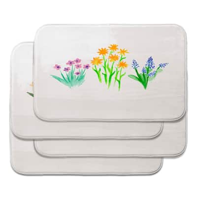 Flower Trio Bath Mat