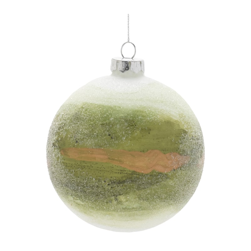Beaded Glass Ball Ornament (Set of 6) - N/A