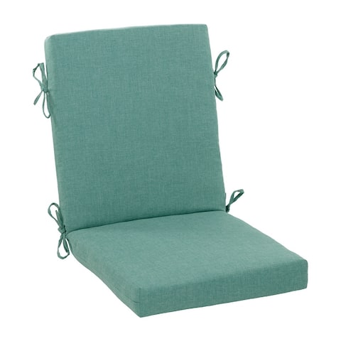 Arden Selections Oceantex 20 x 20 in High Back Dining Chair Cushion