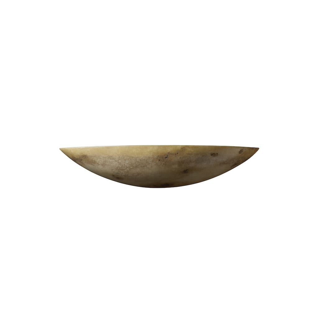 Justice Design Ambiance ADA Greco Travertine Small Wall Sconce