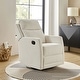 preview thumbnail 45 of 53, Diana Modern Polyester 360-degree Swivel Rocker Recliner by HULALA HOME Beige