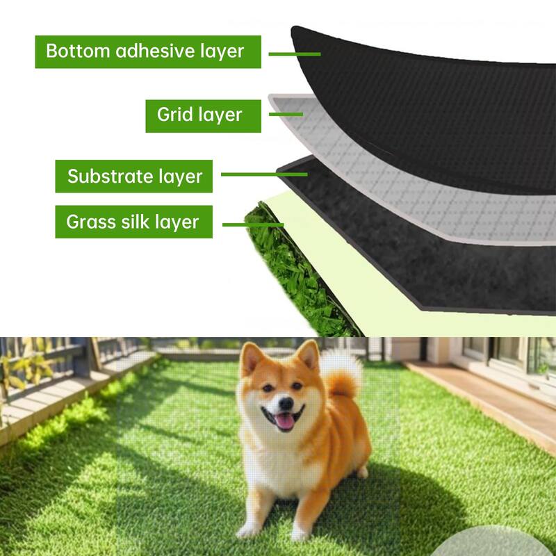 6ft x 10ftIdeal for Backyard, Garden, Lawn Landscape, Patio, Garden & Balcony Turf Mat - Thick Fake Faux Grass
