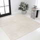 preview thumbnail 88 of 125, JONATHAN Y Odense Minimalist Curve Geometric Gray/Ivory Area Rug 5' Square - Ivory/Cream