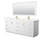 Option White, Gold Trim, Giotto Quartz Top