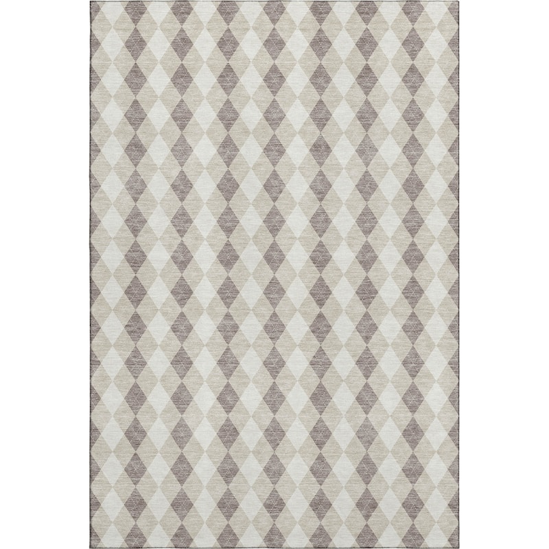 Premium Washable Super Soft Argyle Mayfield Rug