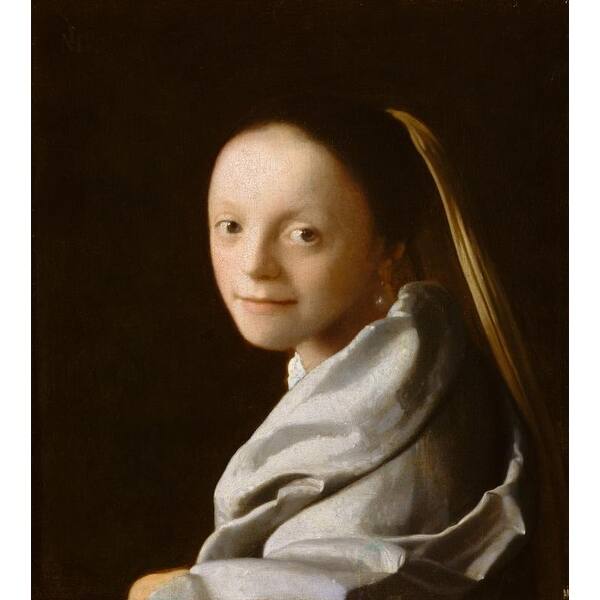 Shop Easy Art Prints Johannes Vermeer S Portrait Of A Young Woman