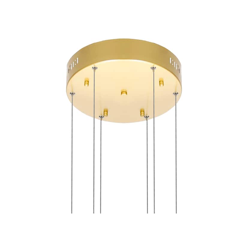 Millipede 32 in LED Satin Gold Chandelier - Satin Gold