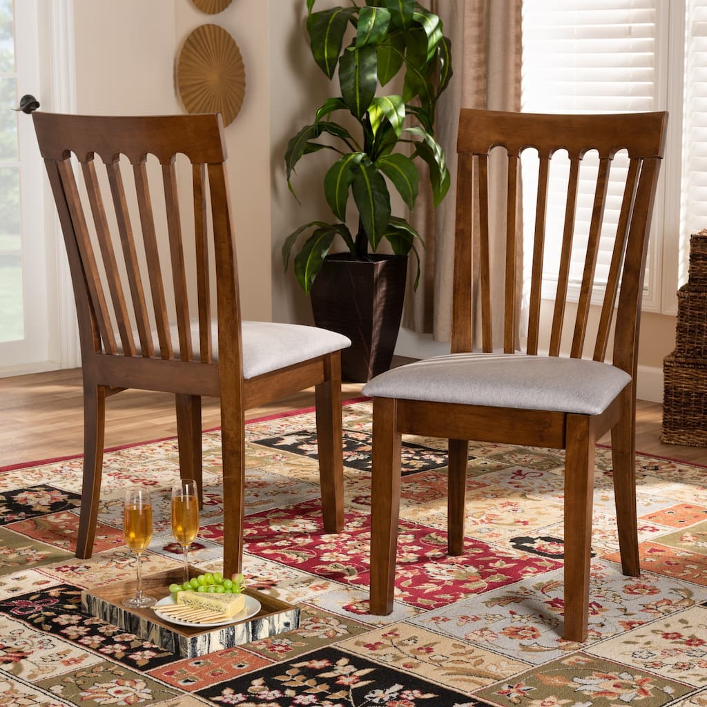 Minette Modern and Contemporary 2-Piece Dining Chair Set