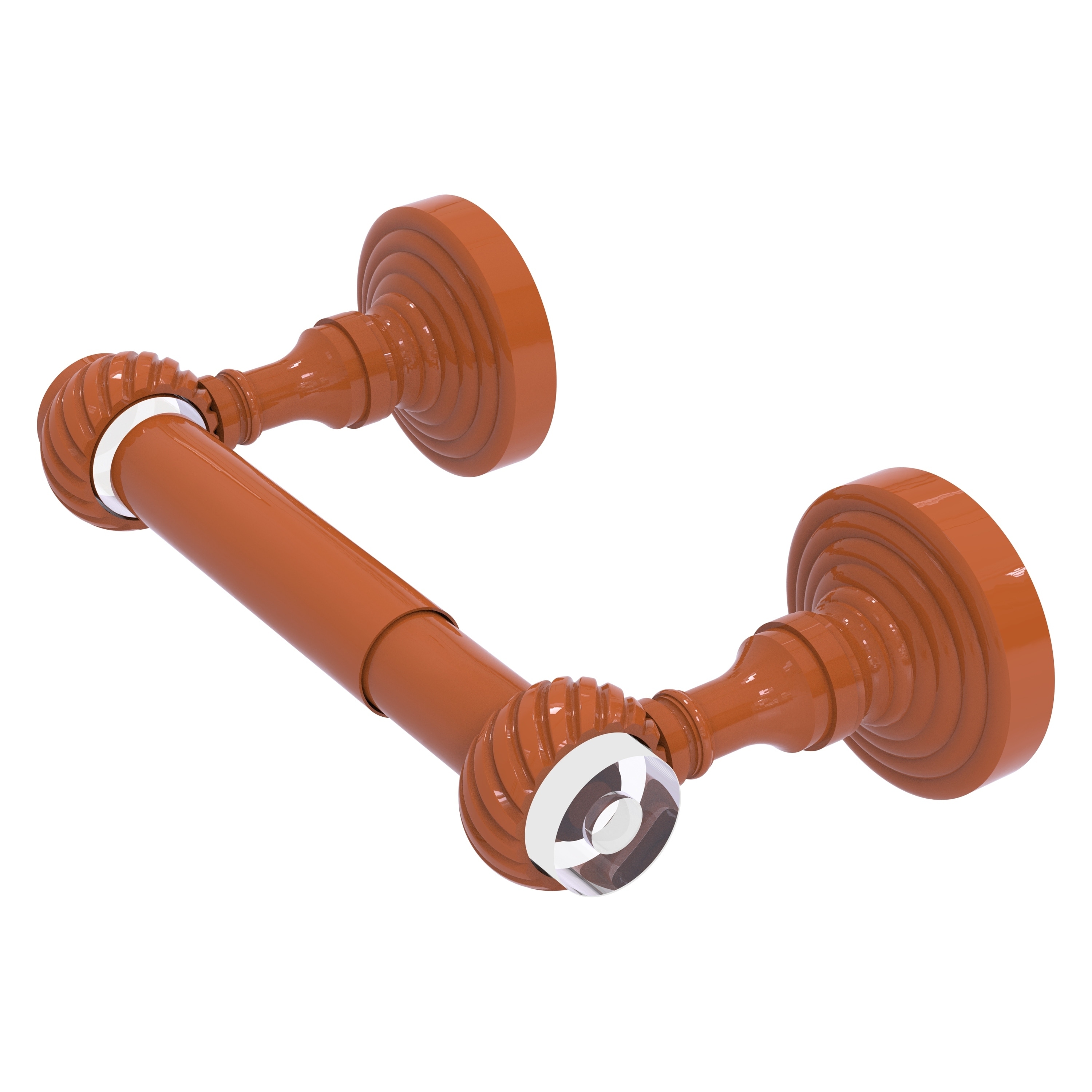 Allied Brass Pacific Grove Collection Two Post Toilet Paper Holder with Twisted Accents