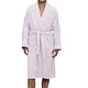 preview thumbnail 3 of 76, 100% Cotton Soft Terry Adult Unisex Lightweight Bathrobe by Superior Large - Lilac
