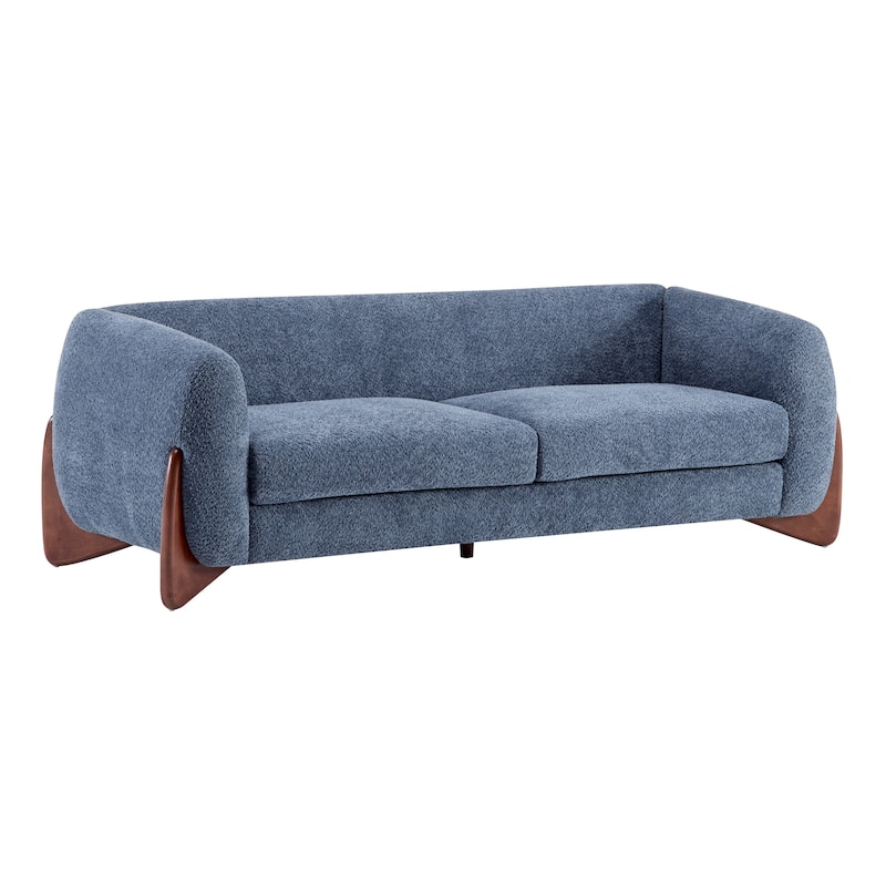 Christopher Knight Home - Alpine Boucle Oversized Sofa with Faux Sherpa Texture