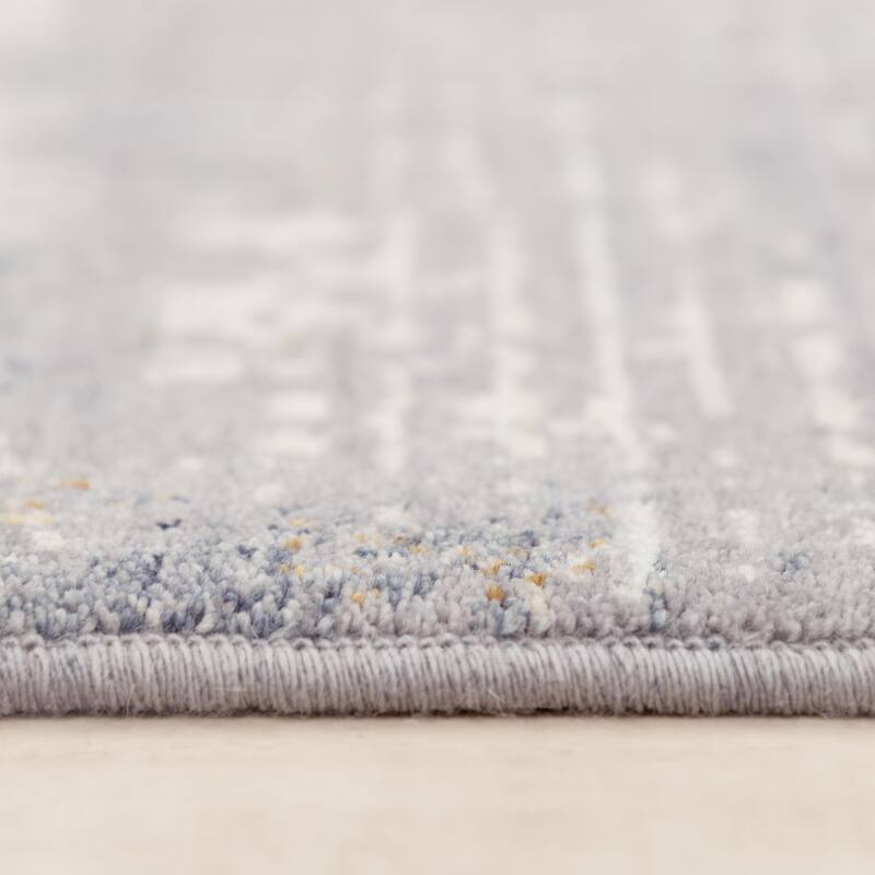 Alora Decor Sage Abstract Wool Area Rug