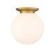 Option Brushed Brass / Matte White